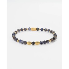 13,35 Karat Doğal Iyolit Taşlı Gümüş Bileklik