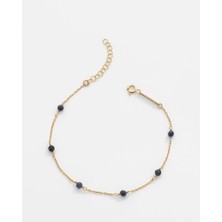 Meks Jewels 2 Karat Safir Taşlı Gümüş Serenity Bileklik
