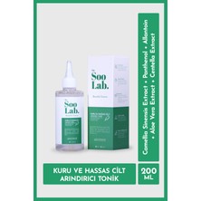 The Soo Lab Kuru Ve Hassas Ciltler İçin Arındırıcı Tonik | Panthenol, Allantoin, Centella, Aloe Vera | 200 ml
