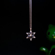 Star Silver Lotus Gümüş Kolye 925 Ayar