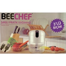 Bee Chef Mini Doğrayıcı - Beyaz - 30 Watt