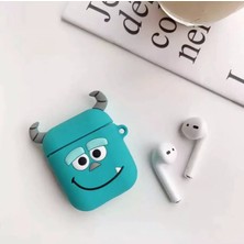 Puli Apple iPhone 1/2. Nesil Uyumlu Koruyucu Bluetooth Kulaklık Kılıfı Figürlü