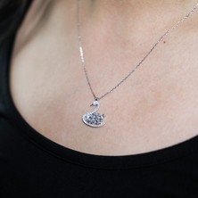 Star Silver Kuğu Kolye 952 Ayar Gümüş