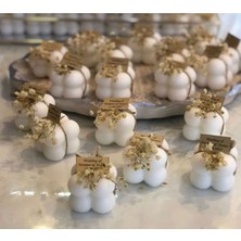 Bernamioffcial Süslemeli Bubble Mum Söz Nişan Nikah Kına Düğün Baby Shower Sünnet Mevlüt 20 Adet