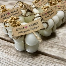 Düğün Nişan Nikah Kına Söz Hediyelik Bubble Mum 10 Adet