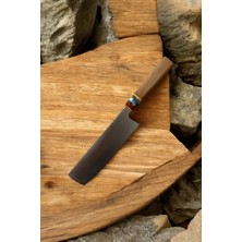 Thorin  32CM 4034 Çelik,japon Nakiri Model Şef Bıçağı,ahşap Sap,epoksi Önlük El Yapımı