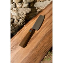 Thorin  32CM 4034 Çelik,japon Nakiri Model Şef Bıçağı,ahşap Sap,epoksi Önlük El Yapımı
