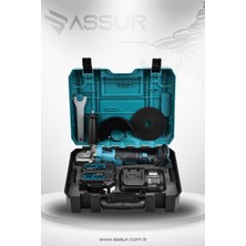Assur 21V Çift Akülü 125mm Kömürsüz Şarjlı Taşlama
