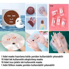 Yüz Cilt Maskesi Hazırlama Yüz Bakım Aracı Seti 22 Parça