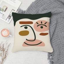 Çift Taraf Baskılı Gizli Di Özel Tasarım Süet Dokulu Kırlent Kılıfı Takımı 18