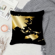 Çift Taraf Baskılı Gizli Di Özel Tasarım Süet Dokulu Kırlent Kılıfı Takımı 300