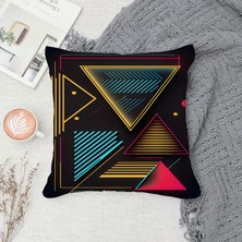 Çift Taraf Baskılı Gizli Di Özel Tasarım Süet Dokulu Kırlent Kılıfı Takımı 117