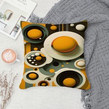 Çift Taraf Baskılı Gizli Di Özel Tasarım Süet Dokulu Kırlent Kılıfı Takımı 76