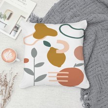 Çift Taraf Baskılı Gizli Di Özel Tasarım Süet Dokulu Kırlent Kılıfı Takımı 224