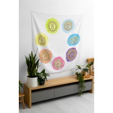 Bohem,yoga, Meditasyon,burçlar ve Mandala Temalı,  Duvar Örtüsü 91