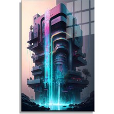 Marsilyan Space/uzay Yapay Zeka Özel Tasarım Cam Tablo Ofis, Mutfak Çocuk Odası, Salon 14