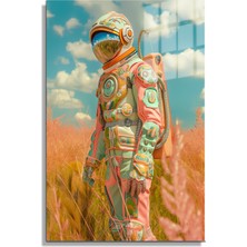 Marsilyan Space/uzay Yapay Zeka Özel Tasarım Cam Tablo Ofis, Mutfak Çocuk Odası, Salon 207