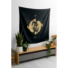 Bohem,yoga, Meditasyon,burçlar ve Mandala Temalı,  Duvar Örtüsü 111