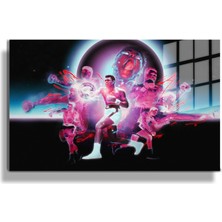 Marsilyan Ikonik Fotoğraflar,spor Fotoğraflarları Yapay Zeka Destekli, 3D Dekoratif Baskı Cam Tablo 230