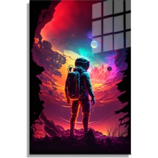 Marsilyan Space/uzay Yapay Zeka Özel Tasarım Cam Tablo Ofis, Mutfak Çocuk Odası, Salon 99