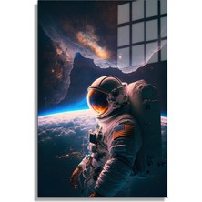 Marsilyan Space/uzay Yapay Zeka Özel Tasarım Cam Tablo Ofis, Mutfak Çocuk Odası, Salon 85