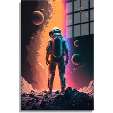 Marsilyan Space/uzay Yapay Zeka Özel Tasarım Cam Tablo Ofis, Mutfak Çocuk Odası, Salon 84