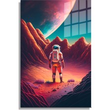 Marsilyan Space/uzay Yapay Zeka Özel Tasarım Cam Tablo Ofis, Mutfak Çocuk Odası, Salon 64