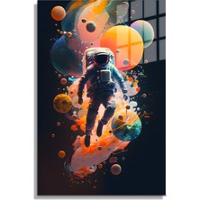 Marsilyan Space/uzay Yapay Zeka Özel Tasarım Cam Tablo Ofis, Mutfak Çocuk Odası, Salon 121