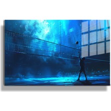 Marsilyan Ikonik Fotoğraflar,spor Fotoğraflarları Yapay Zeka Destekli, 3D Dekoratif Baskı Cam Tablo 188