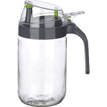 Ozcmax Cam Yağdanlık - Kulplu Sirkelik Sosluk 660 ml
