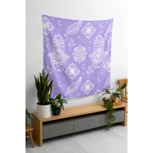 Bohem,yoga, Meditasyon,burçlar ve Mandala Temalı,  Duvar Örtüsü 99