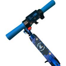 ELECTRONS5 Elektrikli Çocuk Scooter - 130W, LED Işıklı, Amortisörlü (Dizlik ve Dirseklik Hediyeli)