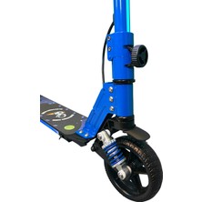 ELECTRONS5 Elektrikli Çocuk Scooter - 130W, LED Işıklı, Amortisörlü (Dizlik ve Dirseklik Hediyeli)