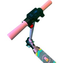 ELECTRONS5 Elektrikli Çocuk Scooter - 130W, LED Işıklı, Amortisörlü (Dizlik ve Dirseklik Hediyeli)