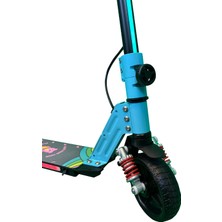 ELECTRONS5 Elektrikli Çocuk Scooter - 130W, LED Işıklı, Amortisörlü (Dizlik ve Dirseklik Hediyeli)