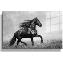 Marsilyan Eğlenceli Hayvanlar, Yapay Zeka Destekli, 3D Dekoratif Baskı Yatay Cam Tablo 462