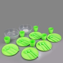 Ozcmax Piknik Seti 6 Kişilik Çantalı 32 Parça