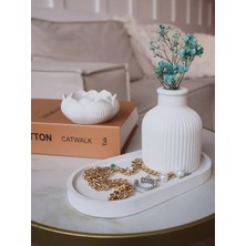 Lotus Beton Dekor Seti – Estetik ve Zarafetin Buluşması