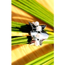 Monalisa Home Lüks Çelik Gümüş Renk Kıkırdak Küpe