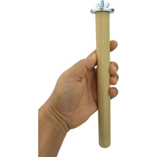 Vixpet SkyRoost Doğal Papağan Tüneği | Ø 12 mm Çap, 10 cm Uzunluk | Muhabbet, Forpus, Sevda, Cennet İçin