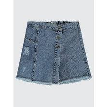 Civil Girls Kız Çocuk Etek 10-13 Yaş Mavi