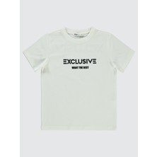 Civil Boys Erkek Çocuk Tişört 10-13 Yaş Beyaz