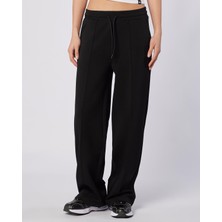 Edna Pant Kadın Siyah Regular Fit Eşofman Altı