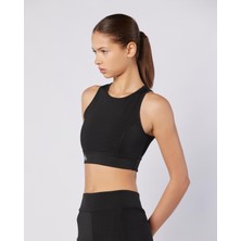 Kappa Gale Bra Kadın Siyah Skin Fit Sporcu Sütyeni