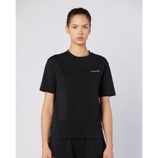 Jendyna Kadın Siyah Regular Fit Tişört