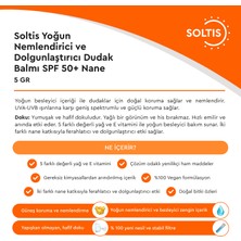 Soltis Yoğun Nemlendirici ve Dolgunlaştırıcı Dudak Balmı Spf 50+ Naneli