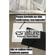 Esnature Sevimli Tembel Kedi Kapı Önü Paspası 45 x 70  cm