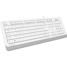 A4Tech FK10 USB Kablolu Multimedia Klavye Beyaz
