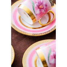 Acar HXF-06920 Tulip 6lı Kahve Fincan Takımı