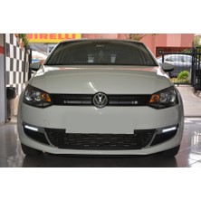 Volswagen Polo Sis LED Aydınlatma Drl Krom Sis Çerçeveli 2012